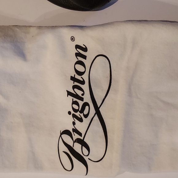 Women's Vintage Brighton #E593527 Black Pebble Leather Shoulder Handbag 💥💥 - Picture 3 of 16